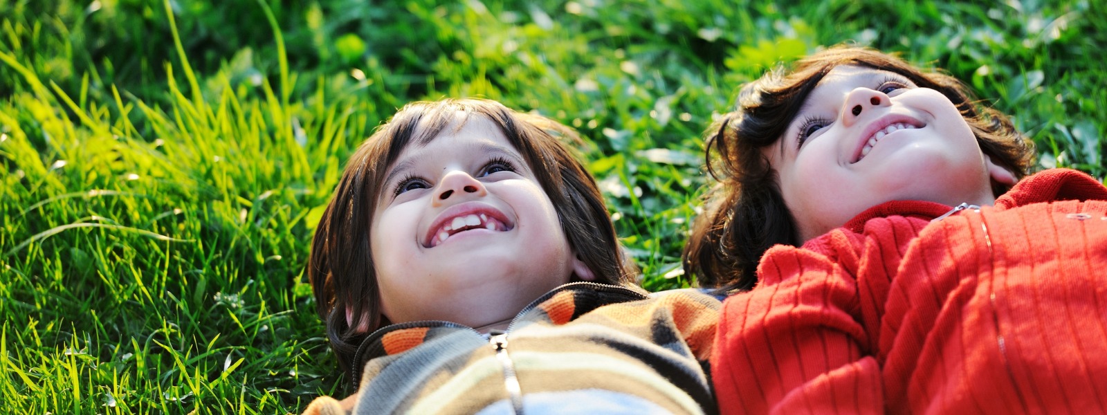 Children experiencing gratitude