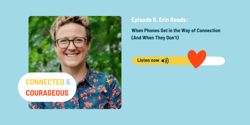 Head shot of Erin Walsh, host of the podcast Connected & Courageous: The Art and Science of Raising Kids in the Digital Age