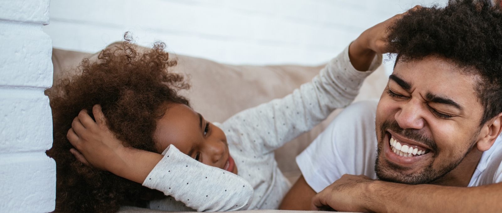 Parent and child enjoying less screen time