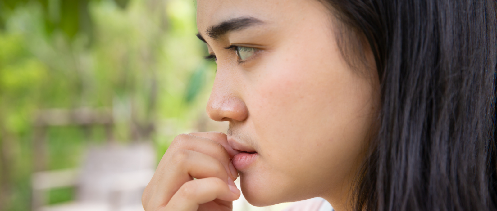 Child experiencing anxiety and worry